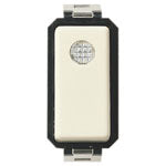 Vimar 8000 Series 1P 2-Way Luminous Switch, No Signalling Unit Included, 10AX, 250V, IP40