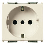 Vimar 8000 Series 2P+E P30 Socket Outlet, 16A 250V, IP20, 2-Module
