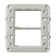 Vimar Neve Up 6-Module (3+3) Mounting Frame, For 09996 Flush-Mount Box, With Screws