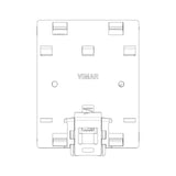Vimar SICURY DIN Rail Socket Outlet, 2P+E, 16A 250V, Italian P40