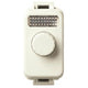 Vimar LINEA Classica Rotary Dimmer, 120V, 30-500W Incandescent, 30-300VA Ferromagnetic Transformers, Visible in Darkness