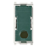 Vimar Plana 1P NO Push Button Mechanism, For 1-3 Module Buttons, 10A 250V, Lightable, Flush Mount, IP40, Halogen-Free