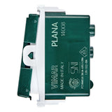 Vimar Plana 1P NO Push Button Mechanism, For 1-3 Module Buttons, 10A 250V, Lightable, Flush Mount, IP40, Halogen-Free