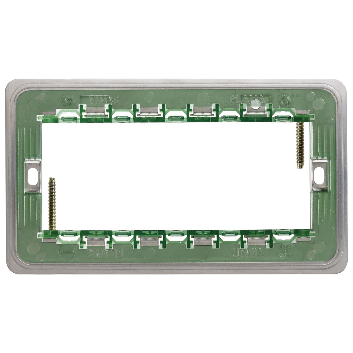Vimar Plana 5-Module Mounting Frame, British Standard, With Screws