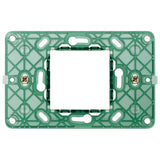 Vimar Plana 2-Central-Module Mounting Frame, With Screws, 60 mm Fixing Centres