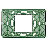 Vimar Plana 2-Central-Module Mounting Frame, With Screws, 60 mm Fixing Centres