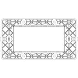 Vimar Plana 4-Module Mounting Frame, With Screws, Flush Mount, Front-Side Module Inserts, Horizontal/Vertical Mounting, Thermoplastic