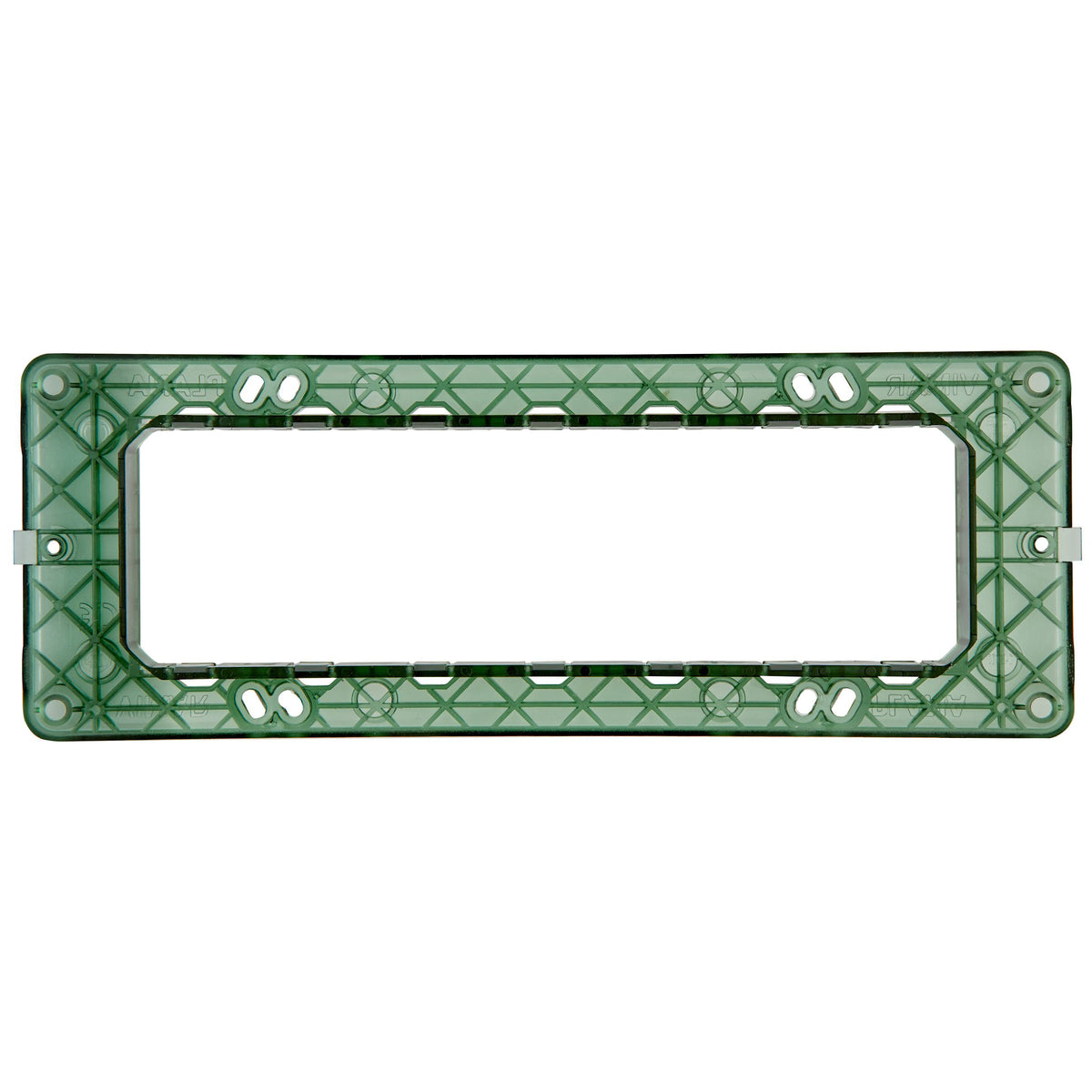 Vimar Plana 7-Module Mounting Frame, For 6/7-Module Boxes, Flush-Mount, With Screws