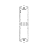 Vimar Plana 2-Module Panel-Mount Frame, With Screws, Thermoplastic
