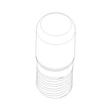Vimar E10 Incandescent Lamp, 24V, 2W, 10x28mm, White Light