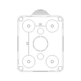 Vimar Isoset IP55 1M Surface Enclosure, For Eikon, Arké & Plana