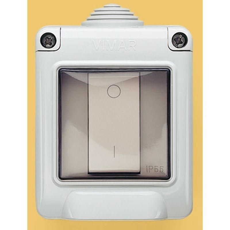 Vimar Isoset IP55 1M Surface Enclosure, For Eikon, Arké & Plana