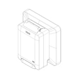 Vimar Isoset IP55 Enclosure With Inserted Socket, 2-Module, For Eikon/Arké/Plana Modules, For 3-Module Flush Mounting Box