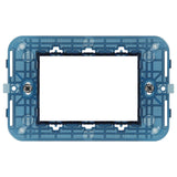 Vimar Arké 3-Module Mounting Frame, Flush-Mounted, With Screws