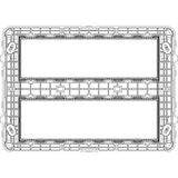 Vimar ARKÉ 14 (7+7)-Module Mounting Frame, For V71320/V71620/V71720 Flush and 09920 Surface Boxes, With Screws, Thermoplastic