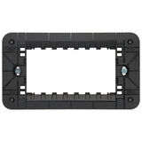 Vimar Linea 4-Module Mounting Frame, Flush Mount, With Screws, Thermoplastic