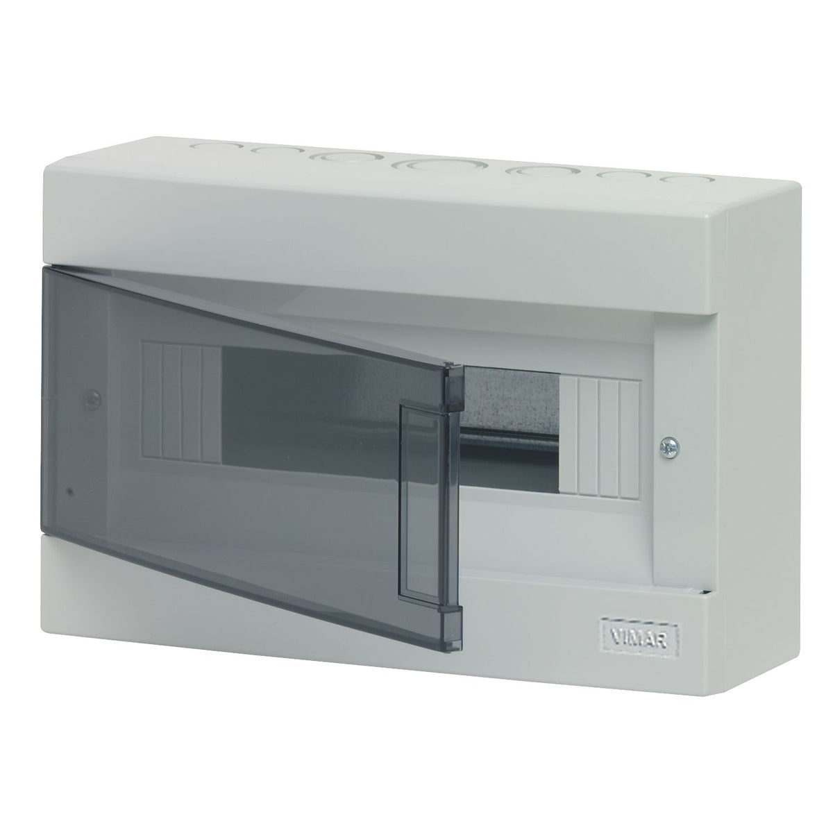 Vimar Surface Consumer Unit, 12+1 Modules, IP40, Transparent Door