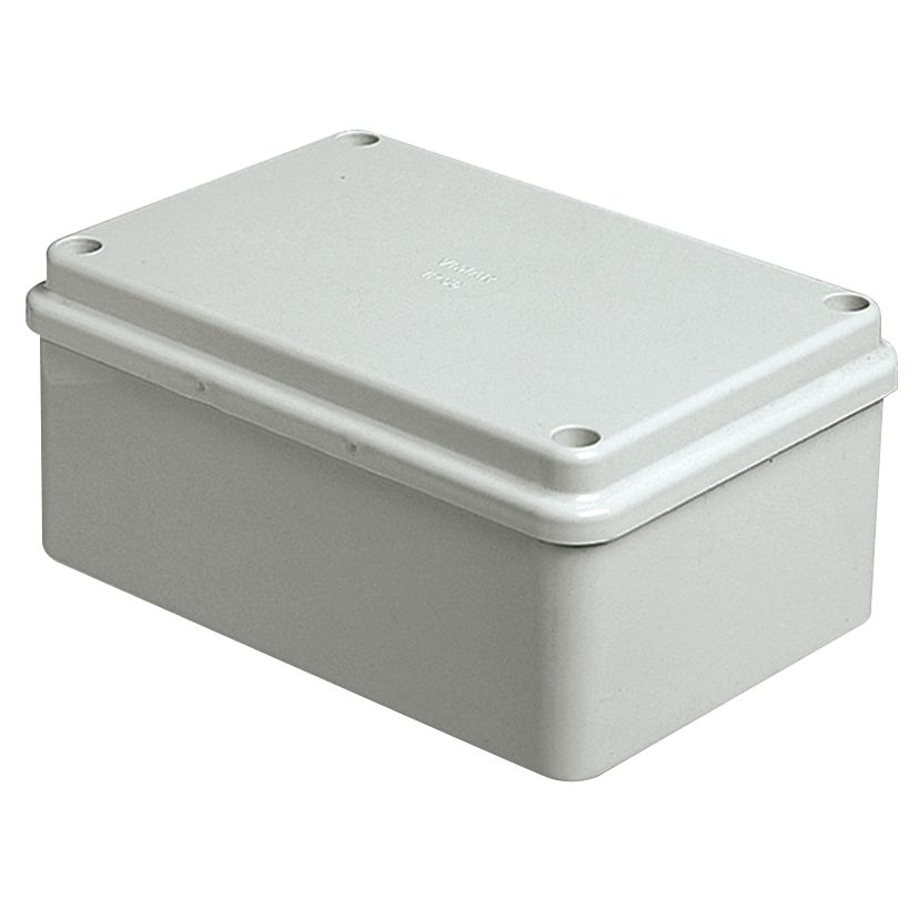 Vimar Surface-Mount Junction Box, IP56, 120x80x50mm, Blind Cover