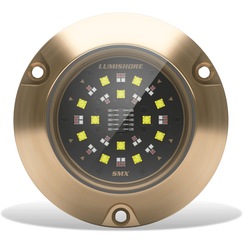Lumishore - SMX154 EOS Underwater Light Kit - 2 Light Set, RGBW Color-Change, 10/31V, 7,000 Fixture Lumens