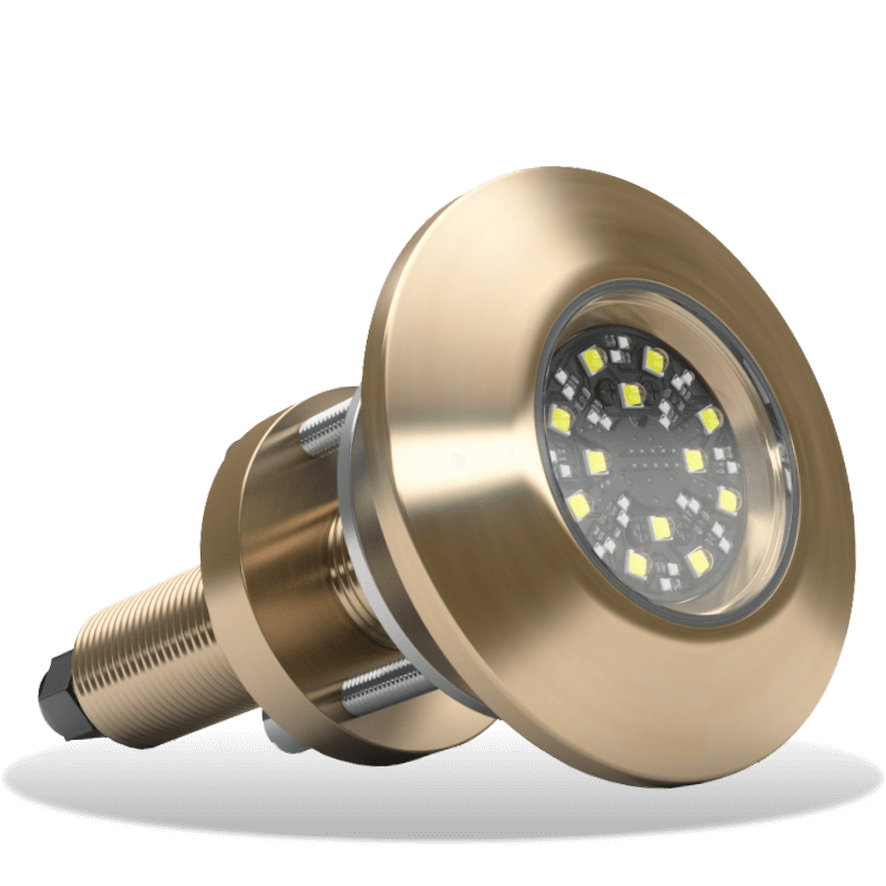 Lumishore - SUPRA THX404 Thru-Hull Underwater Light - Dual Color, 8150 Fixture Lumens