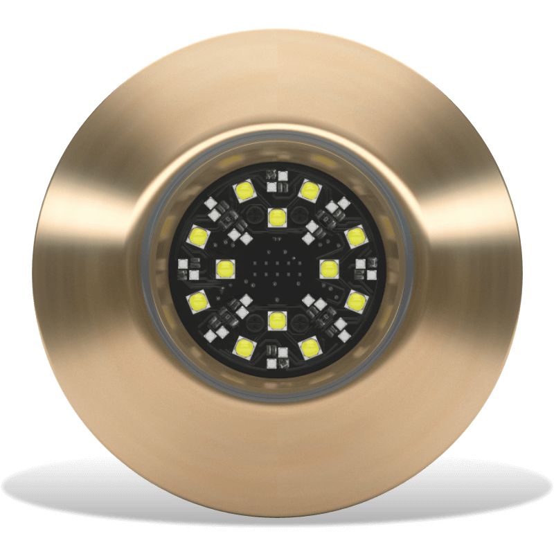 Lumishore - SUPRA TIX404 Interchangeable Thru-Hull Underwater Light - Dual Color, 8150 Fixture Lumens