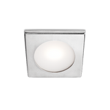 BCM - Charlotte 70 Downlight - Red LED, Polished Stainless Steel, Spring Mounted, 2W, 8-32VDC