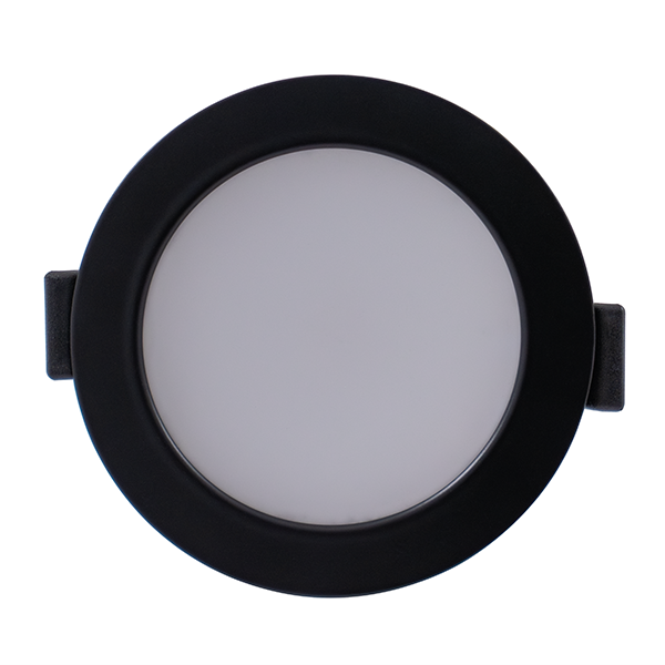 BCM - Malibu 85A Downlight - 3000K, Black Bezel, Springs Mount, 4W, 8-32V, IP66