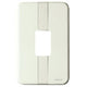 Vimar LINEA Classica 1-Module Self-Bearing Cover Plate, For 3-Module Flush Mount Boxes, Thermoplastic, Halogen-Free
