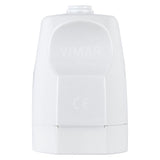Vimar Supernova 2P+E Universal Axial Socket Outlet, For Euro, Italian and German Plugs, 16A, 250V, IP20, Screw Terminal, Halogen-Free