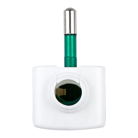 Vimar Supernova SPA11 Italian Standard Flat Plug, 2P+E, 10A, 250V, 90 Degree Cable Entry, IP20, Screwed Terminal