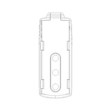 Vimar Supernova SPA11 Italian Standard Flat Plug, 2P+E, 10A, 250V, 90 Degree Cable Entry, IP20, Screwed Terminal