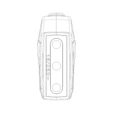 Vimar Supernova S17 2P+E 90 Degree Plug, 16A, 250V, IP20, Screw Terminal