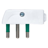 Vimar Supernova SPA17 Flat Plug, Italian Standard, 2P+E, 16A, 250V, 90 Degree Cable Entry