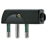 Vimar Supernova SPA17 Flat Plug, Italian Standard, 2P+E, 16A, 250V, 90 Degree Cable Entry