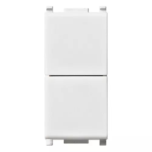 Vimar Plana Two Independent 1P NO+NO Push Buttons, 10A, 250V, IP40, Flush Mount