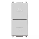 Vimar Plana Two Interlocked 1P NO+NO Push Buttons, 10A 250V, IP40