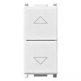 Vimar Plana Two Interlocked 1P NO+NO Push Buttons, 10A 250V, IP40