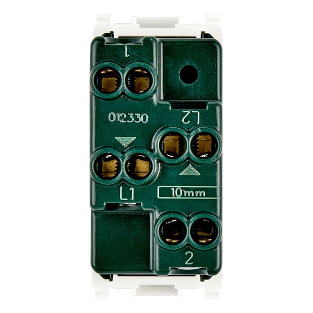 Vimar Plana Two Interlocked 1P NO+NO Push Buttons, 10A 250V, IP40