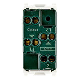 Vimar Plana Two Interlocked 1P NO+NO Push Buttons, 10A 250V, IP40