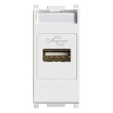 Vimar Plana USB Socket Connector, 1 Module, IP20, Flush-Mounted, Screw Terminals