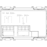 Vimar Plana Vertical Pocket Badge Switch, 16A 250V, 3 Modules