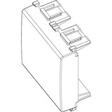 Vimar PLANA 2M Blank Module, Built-In, Claw Mount, Halogen-Free