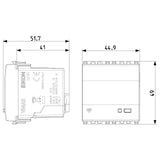 Vimar Eikon Wi-Fi Access Point, 230V, 2 Modules, 2 x 10/100 LAN, 2.4 GHz, IEEE 802.11 b/g/n