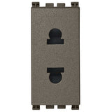 Vimar ARKÉ 2P USA+EU SICURY Outlet, 16A, 250V, IP20, Flush-Mounted
