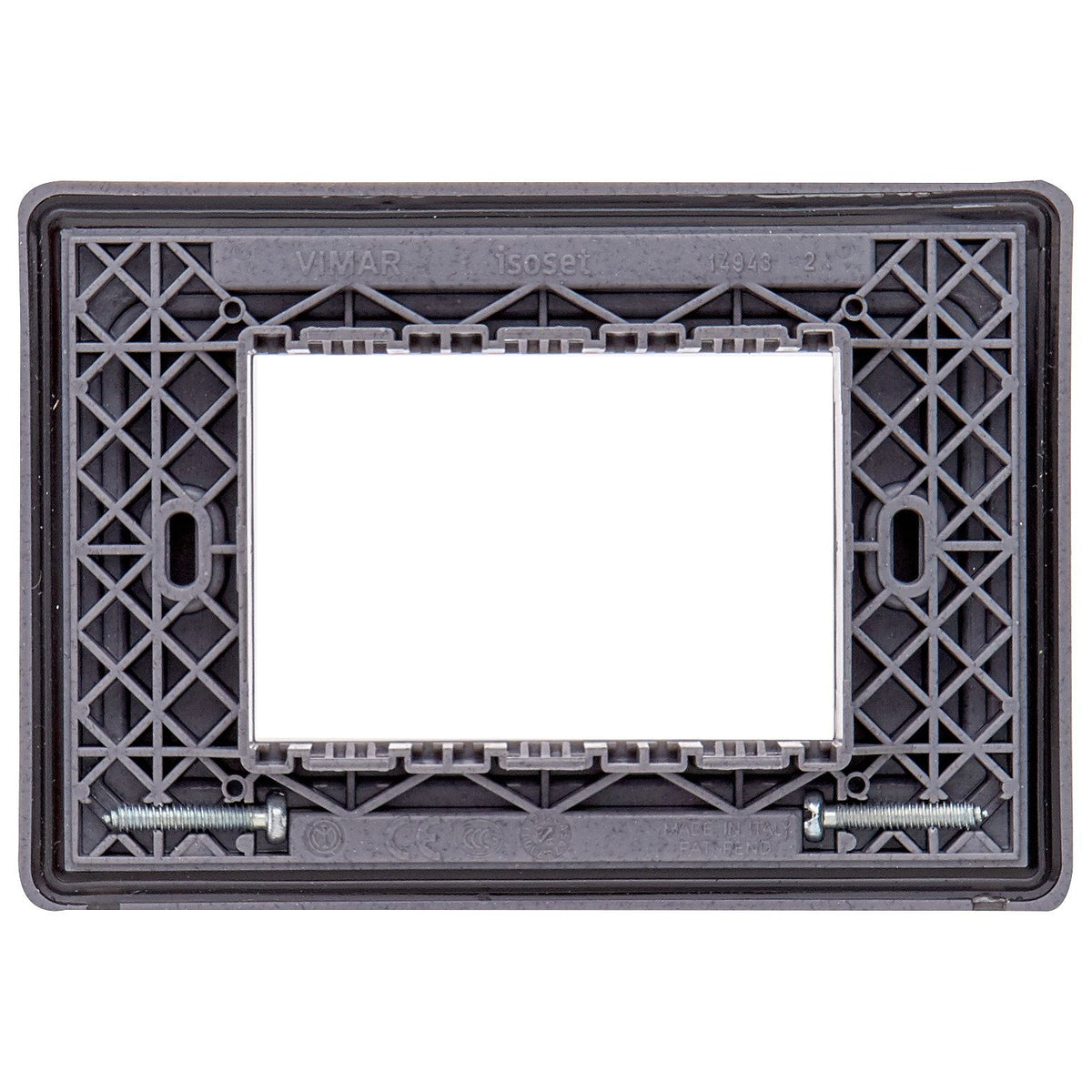 Vimar Isoset 3-Module IP55 Cover Plate, For Eikon, Arké, Plana, With Screws