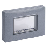 Vimar Isoset 3-Module IP55 Cover Plate, For Eikon, Arké, Plana, With Screws
