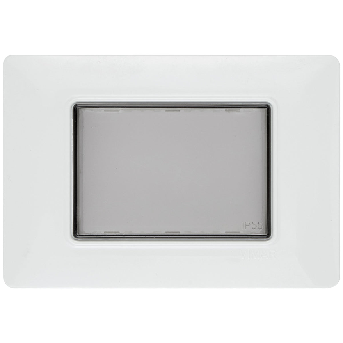 Vimar Isoset 3-Module IP55 Cover Plate, For Eikon, Arké, Plana, With Screws