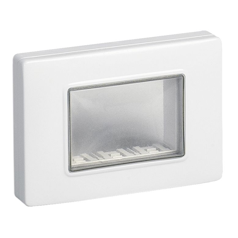 Vimar Isoset 3-Module IP55 Cover Plate, For Eikon, Arké, Plana, With Screws