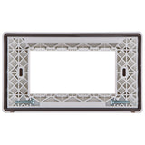 Vimar 4-Module IP55 Cover Plate, For Eikon and Plana Series, For 4-Module Flush Mounting Boxes, With Screws
