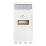 Vimar ARKÉ USB Outlet, 1 Module, IP20, Flush Mount, Screw Terminals